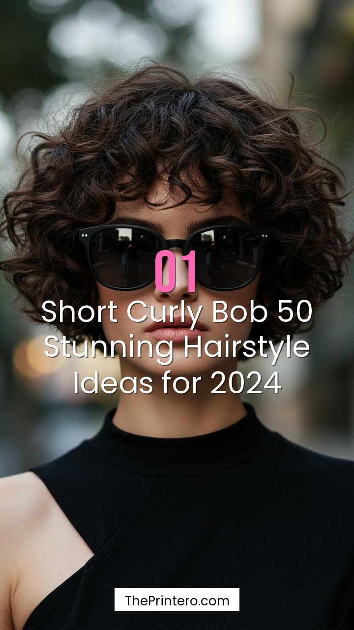 Short Curly Bob 50 Stunning Hairstyle Ideas for 2024