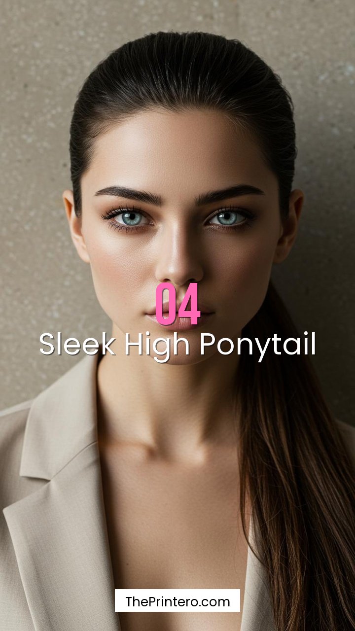 Sleek High Ponytail