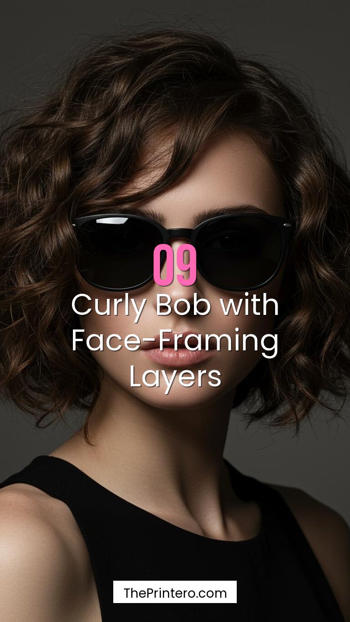 Curly Bob with Face-Framing Layers