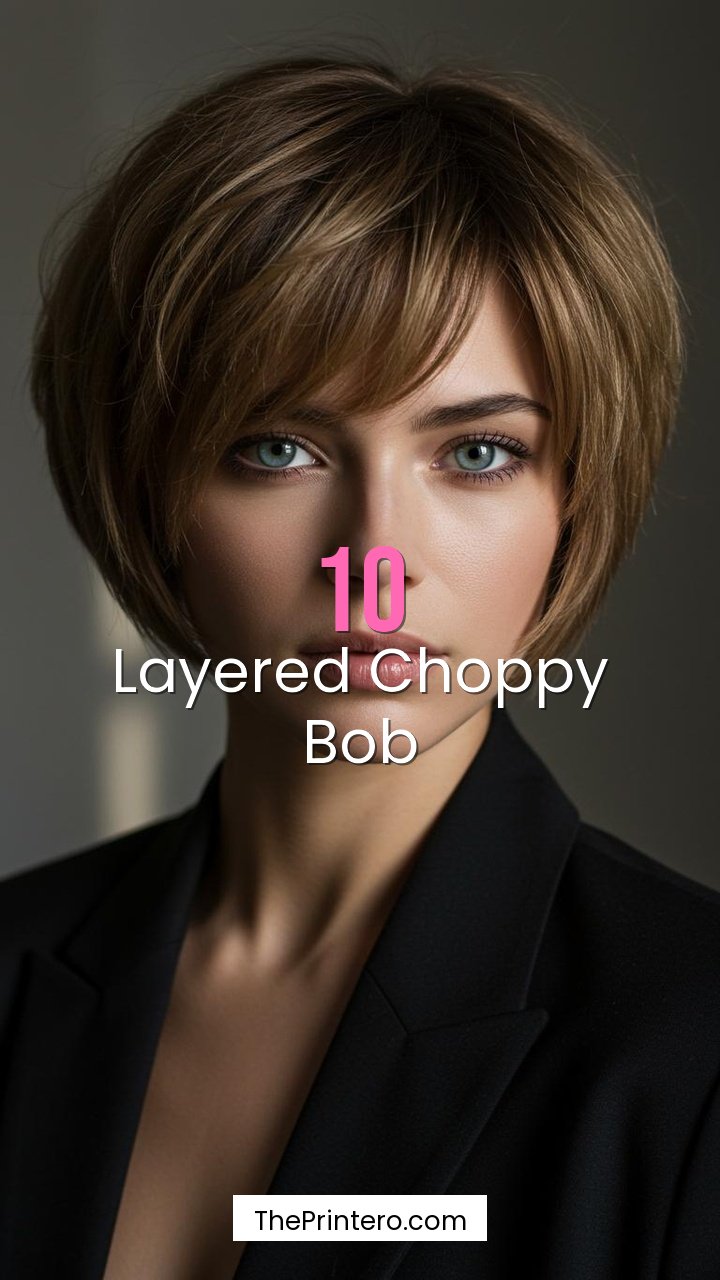 Layered Choppy Bob