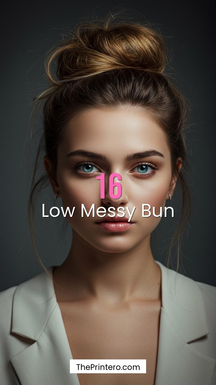 Low Messy Bun
