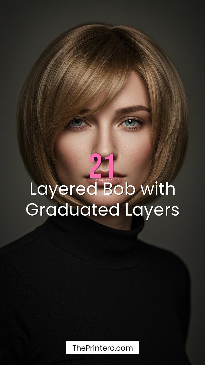 Layered Bob with Graduated Layers