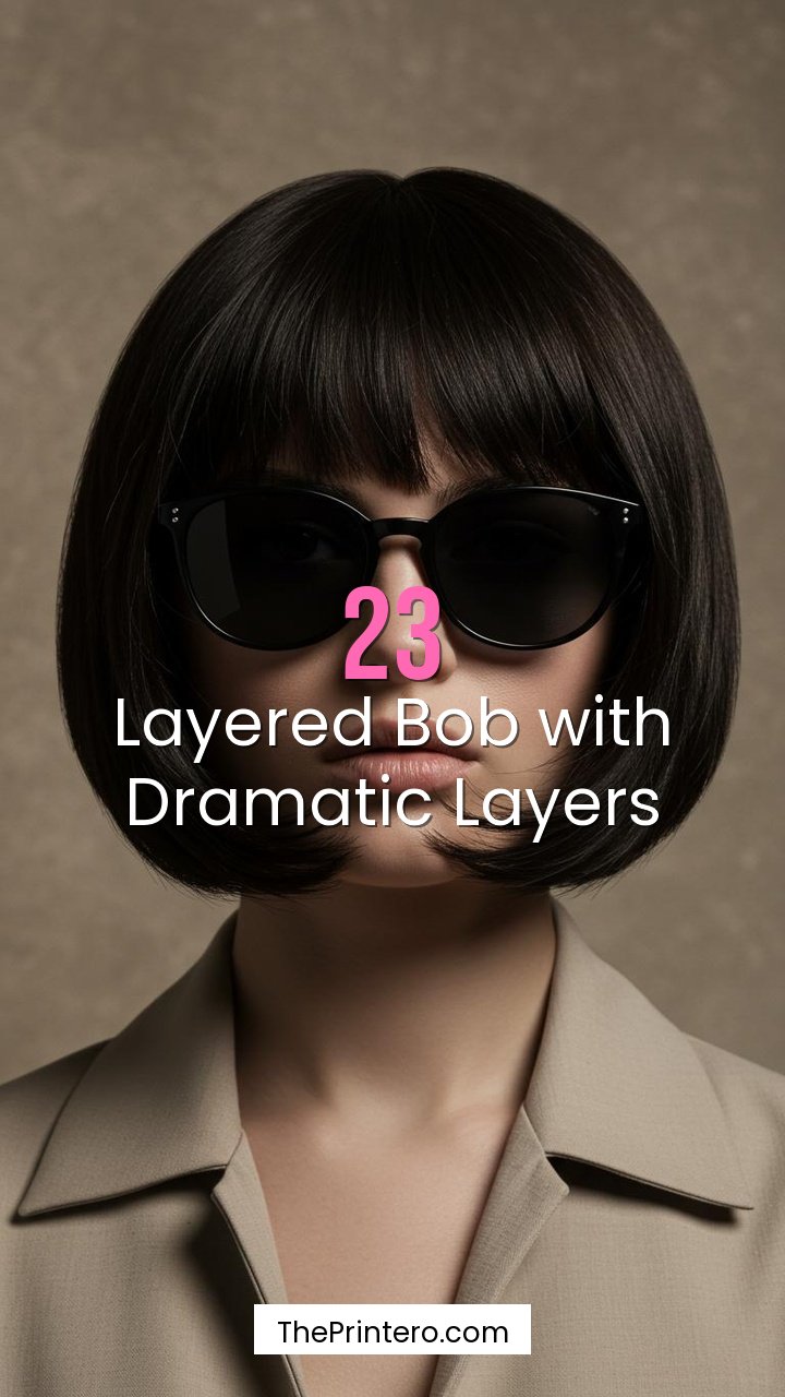Layered Bob with Dramatic Layers