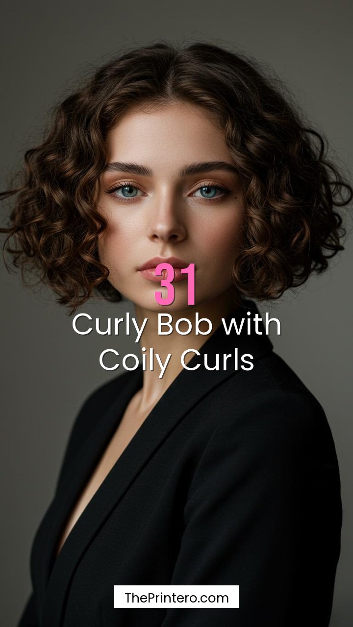 Curly Bob with Coily Curls