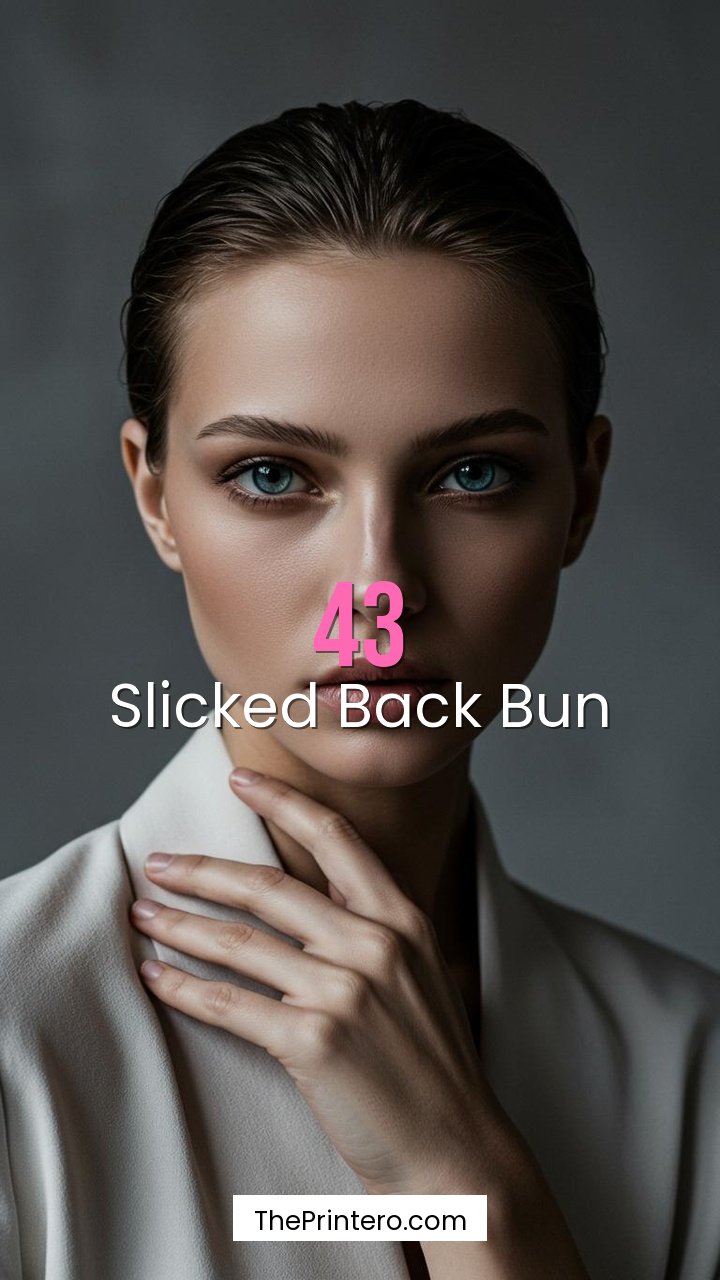 Slicked Back Bun