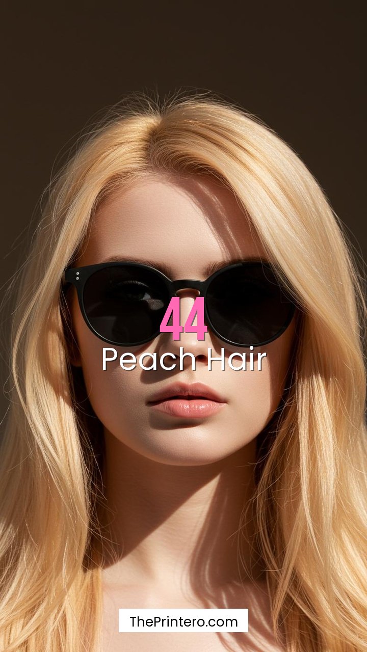 Peach Hair