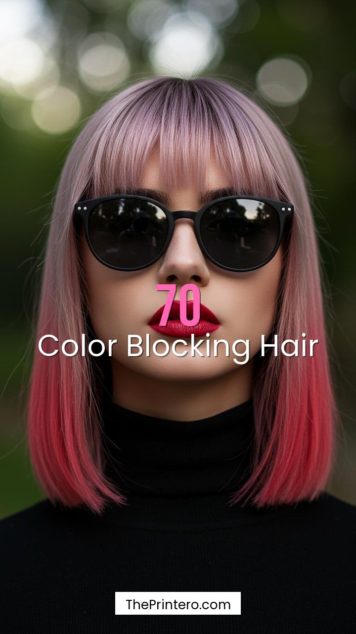 Color Blocking Hair